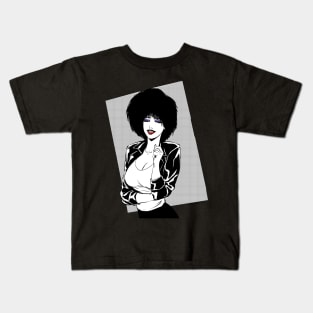 Goth Girl Laugh Kids T-Shirt